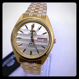New Orient All Gold Day/Date Men’s Latest Watch